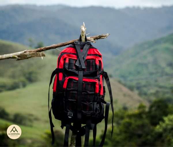 Morral rojo y negro (80 Ltrs) - Ref. 1011u80*