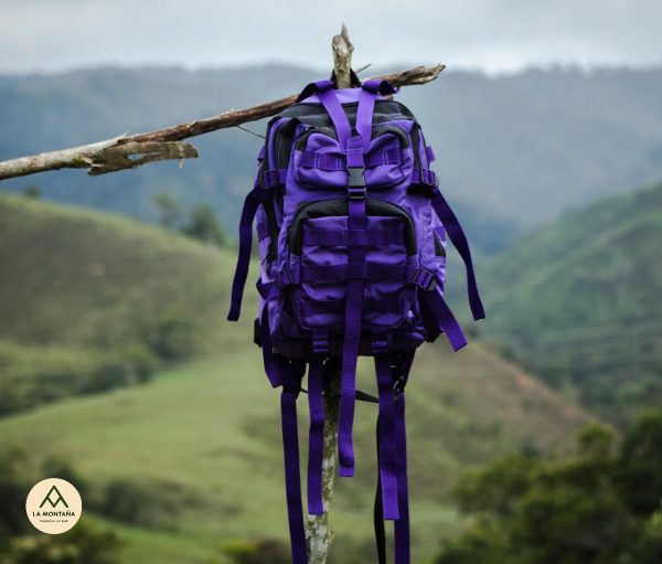 Morral morado y negro (50 Ltrs) - Ref. 1008u50
